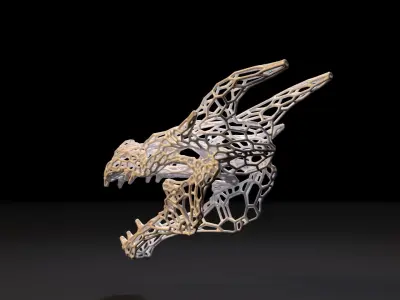 Dragon Skull 3D print model purchase