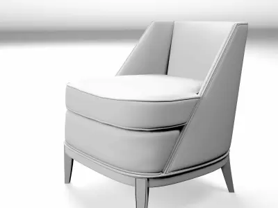 Bolier   Lounge Chair  render ready vray Freebie Free 3D model