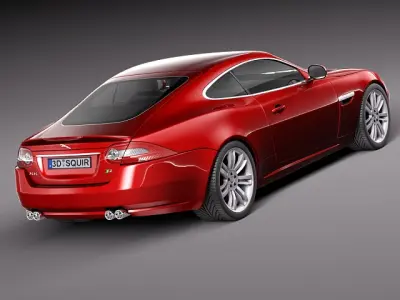 Jaguar XKR 2012 3D model
