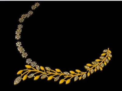 necklace 3dm file  3D print model