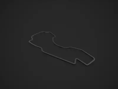 Albert Park Circuit - Australia - 3D Printable 3D print model