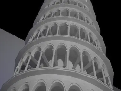 Pisa Tower 3D model