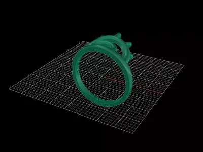 Minimal Abstract Ring 56 3D print model