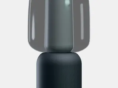 SYMFONISK Speaker lamp w Wi-Fi glass shade Low-poly 3D model