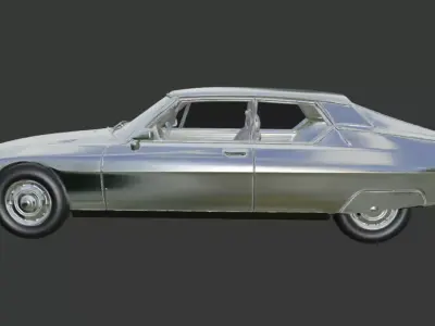 Citroen SM Car 3d Model For Print 3D print model