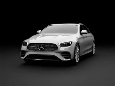 Mercedes-Benz E-Class 2021 Sedan In Official Design 3D model