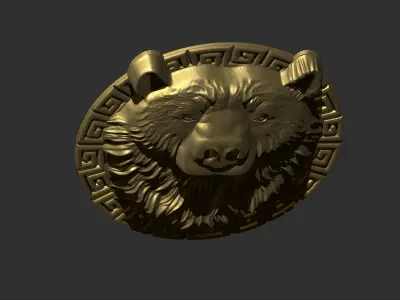 Bear Head 3D print model purchase