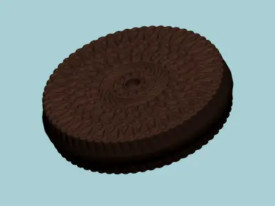 Cookie Mould 08 - Biscuit Silicon Molding 3D print model