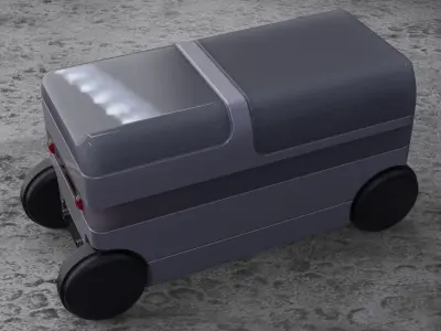 robotic vehicle delivery  3D model