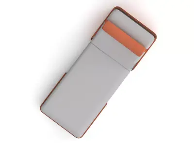 Solstice Sunbed - Modern Daybed Lounge Chair Low-poly 3D model