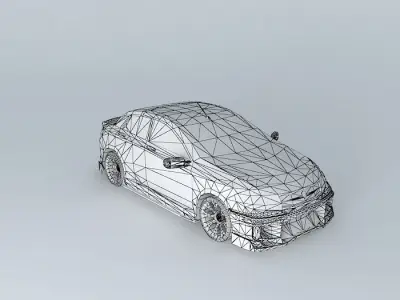 Proton Saga 2013 Concept Tuned Free 3D model