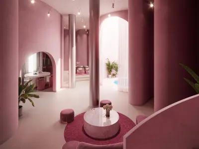 Kitsch Interior Loft 3D model