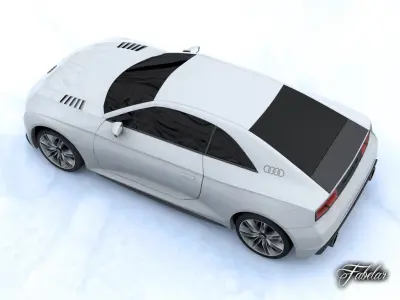 Audi Quattro concept 3D model