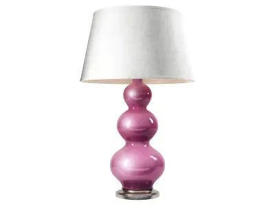 Ceramic Table Lamp Low-poly 3D model