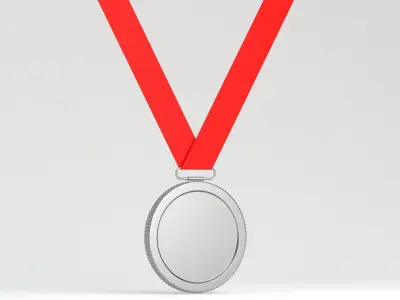 Silver Medal 3D model