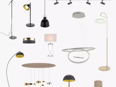 Lamp Sets Collection 3D model