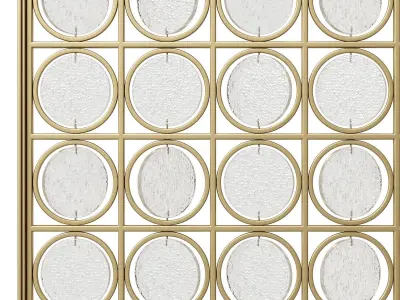 Decorative partition made of acrylic glass 3D model