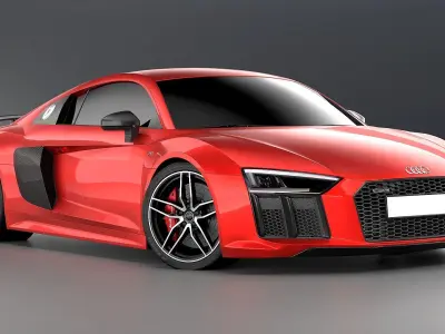 2016 Audi R8 V10 Plus 3D model