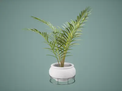 Decor Pot Low Poly Game Ready Low-poly 3D model