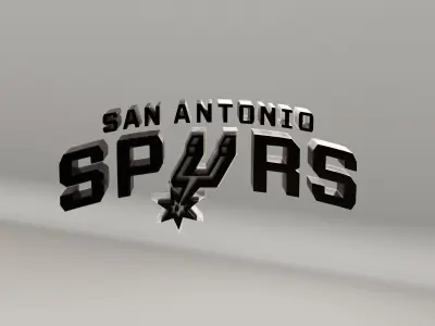 NBA San Antonio Spurs Logo 3D model
