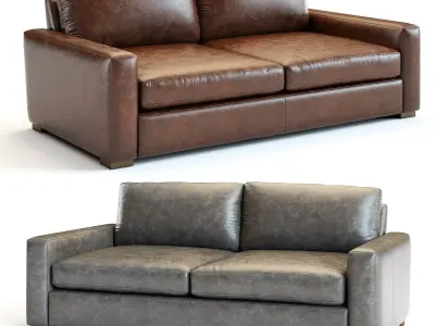Restoration Hardware - Maxwell Leather Sofa 3D model