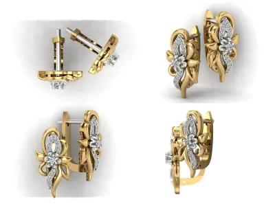 Earrings od37 3D print model