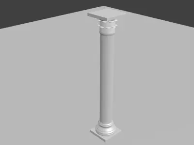 Column 3D Free 3D model
