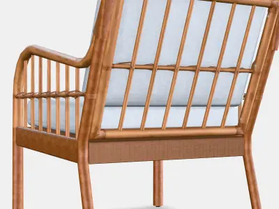 HOLMSTA - FROKNABO Armchair Low-poly 3D model