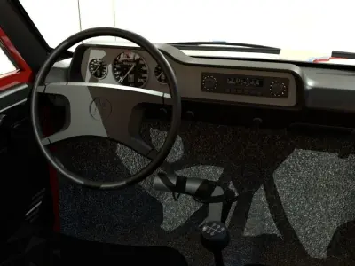 Volkswagen Brasilia 70s Type 321 3D model