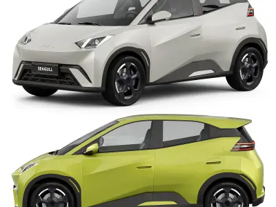 Byd Seagull Low-poly 3D model