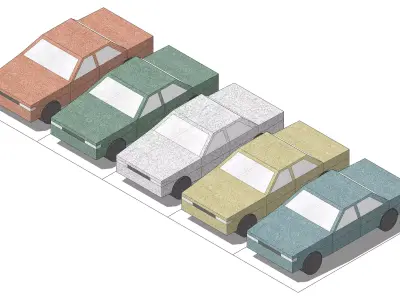 Simple Car 3D model purchase