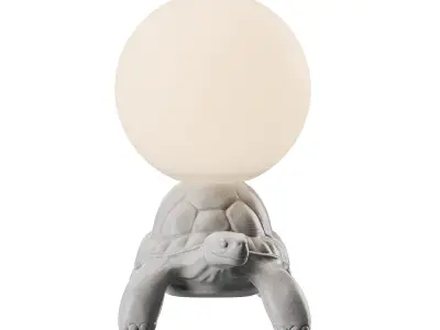 TURTLE CARRY LAMP by QEEBOO Low-poly 3D model