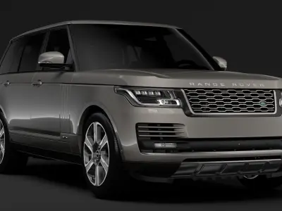Range Rover Hybrid LWB L405 2018 3D model