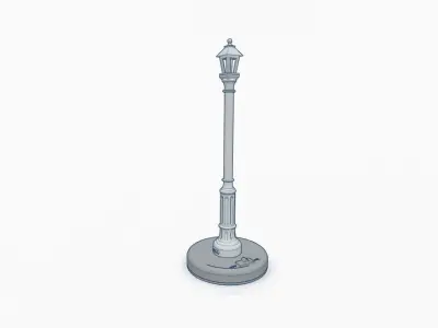 LED Street Lamp Light Stand 3D print model