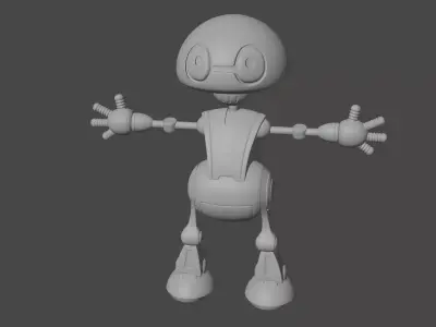 Robot Model- Hard Surface Free 3D model