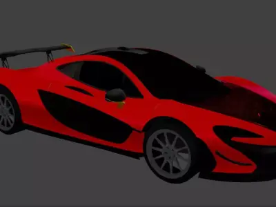 Sports Car 3D model 15