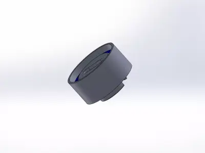 Car idler bearing 3D model
