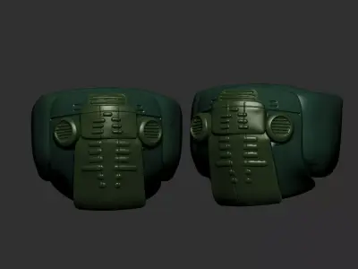 helmet high poly sculpt 3d printable  3D model