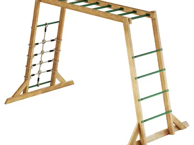 FREESTANDING MONKEY BARS 3D model