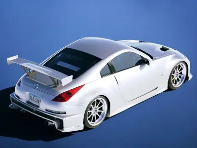 Nissan 350Z Amuse 2005 Low-poly 3D model