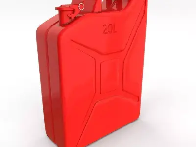 Jerry Can 2 PBR Low-poly 3D model