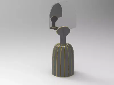 Kube Mirror Low-poly 3D model
