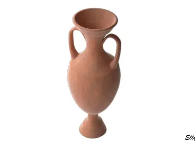 Anfora greek vase Low-poly 3D model