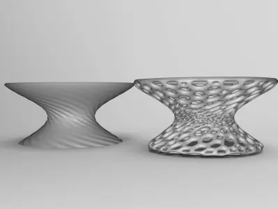 Vase Voronoi 61 3D print model