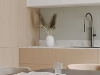 Scandinavian interior  3D model