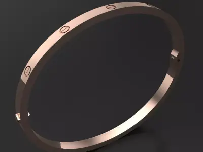  LOVE SMALL bracelet-High Quality 3D Printing Model 3D print model