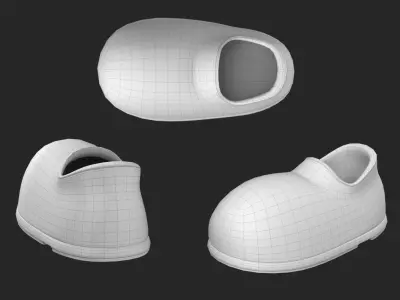 Shoes cartoon 3D model