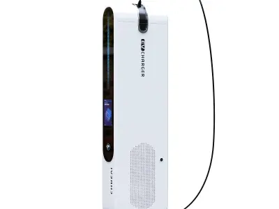 High poly CHAEVI Ultra fast EV Charger 3D model