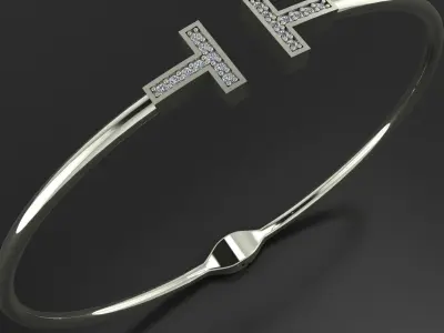 Tiffany and Co bracelet 3d printing model 3D print model
