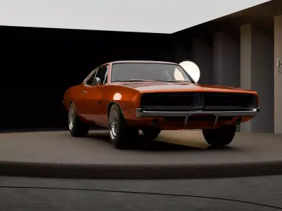 Dodge Charger 1969 3D model